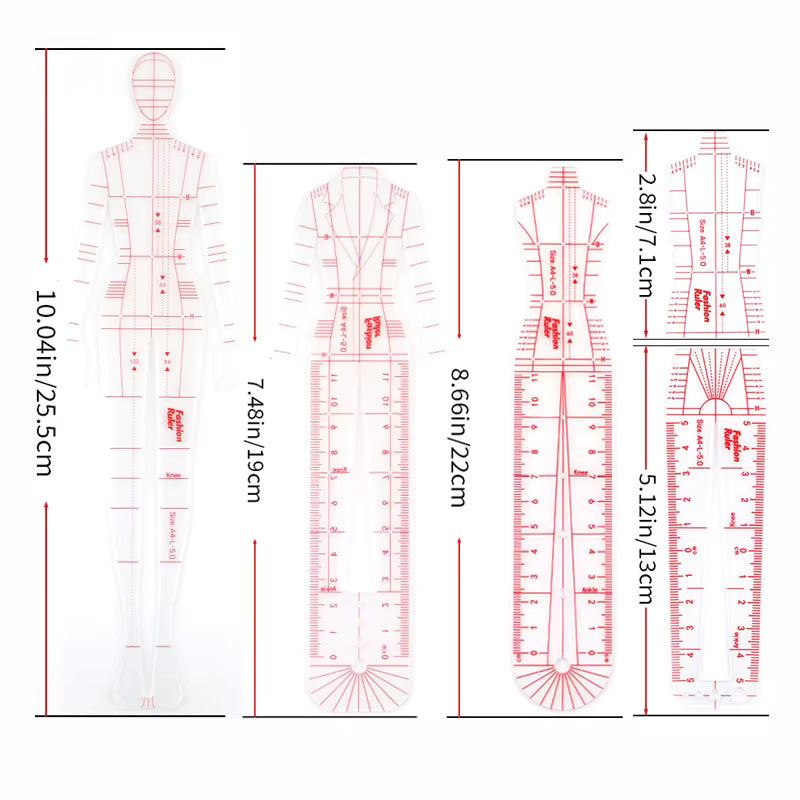Body Shapes – Fashion Illustration Ruler