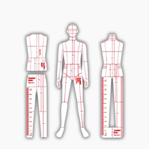 Male Shapes – Fashion Illustration Ruler