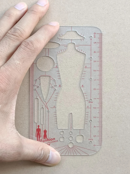 Hat & Collar Shapes – Fashion Illustration Ruler