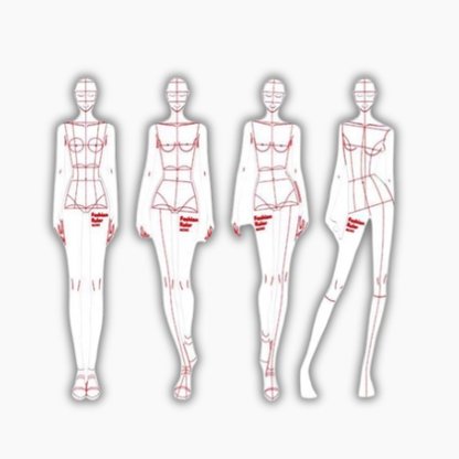 Female Shapes – Fashion Illustration Ruler