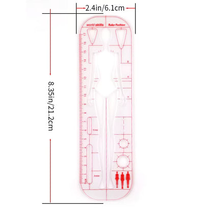 Multi Shapes – Fashion Illustration Ruler