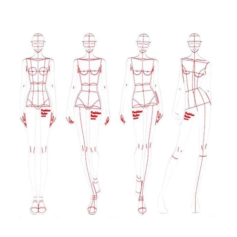 Female Shapes – Fashion Illustration Ruler