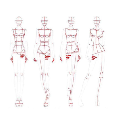 Female Shapes – Fashion Illustration Ruler
