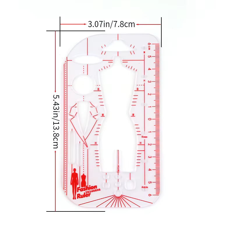Hat & Collar Shapes – Fashion Illustration Ruler