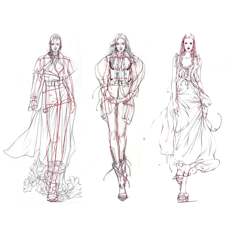Female Shapes – Fashion Illustration Ruler